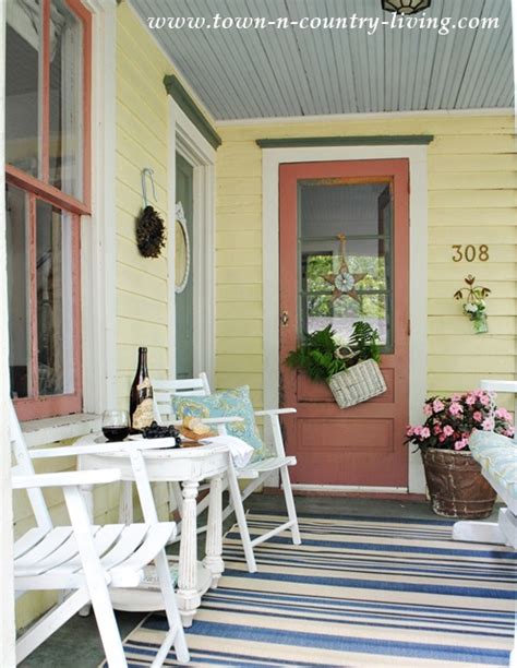 How I Turned My Farmhouse Porch Into A Mini Retreat Town And Country Living