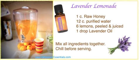 Smooth Lavender Lemonade ~ A Natural Healthy Beverage Enhanced With