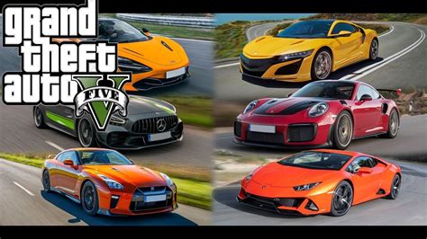 Gta 5 Real Life Cars All Cars Replace Mods Youtube