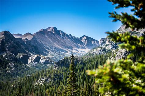 Beautiful Landscape Of Rocky Mountains National Park