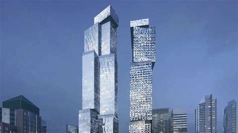 Frank Gehrys Design For Twisting Toronto Towers Revealed