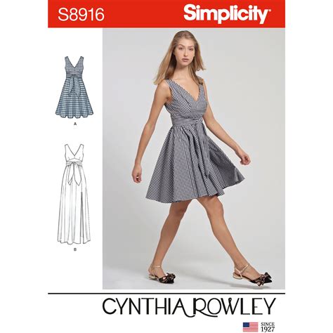 Simplicity Sewing Pattern S8916 Misses Dresses Simplicity Dress