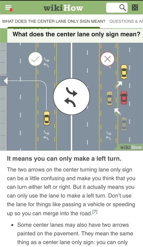 How What Does The Center Lane Only Sign Mean Questions Al What Does