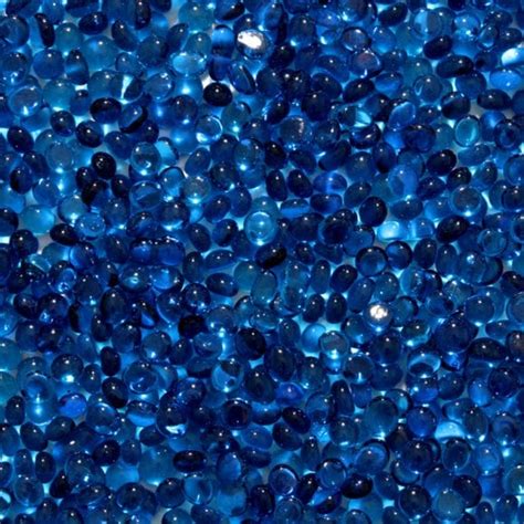 Frosted Glass Pebbles Light And Dark Blue House Of Marbles