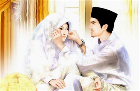 60 Koleksi Gambar Kartun Islami Pasangan Suami Istri Terbaru Gambar
