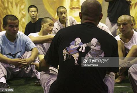 Monks Perform Kung Fu At Shaolin Temple Photos And Premium High Res