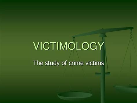 Ppt Victimology Powerpoint Presentation Free Download Id9494575