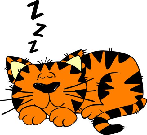 Clipart Sleeping Cat Clip Art Library
