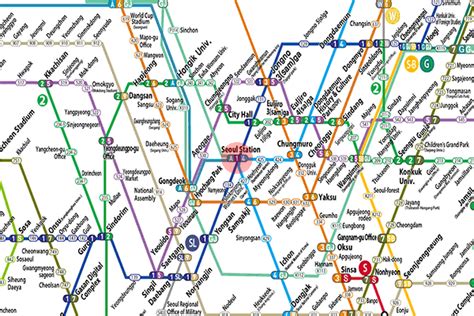 Seoul Station Map Seoul Subway