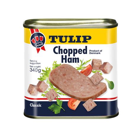 Perishable animal products stay longer under preservation when inside compact pork luncheon meat. TULIP Pork Luncheon Meat 340g - Federated Distributors, Inc.