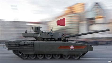 Russia Unveils New Armata Tank For Ww2 Victory Parade Bbc News