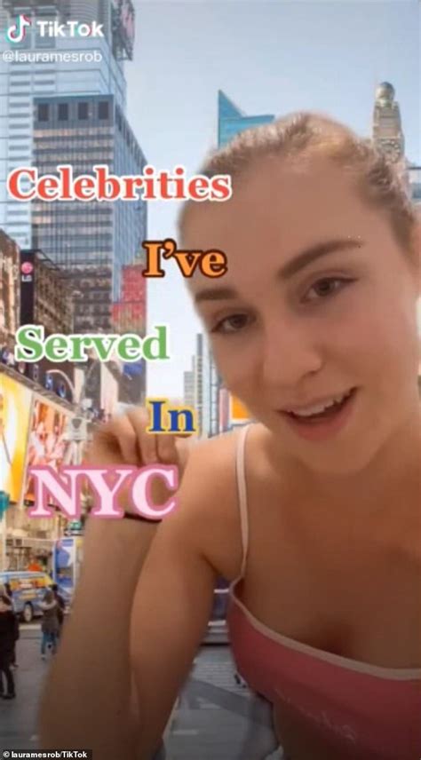 Nyc Waitress Rates Celebrities Shes Served Diamond 4 You