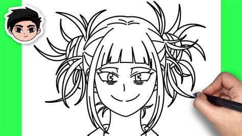 How To Draw Himiko Toga My Hero Academia Easy Step By Step Youtube