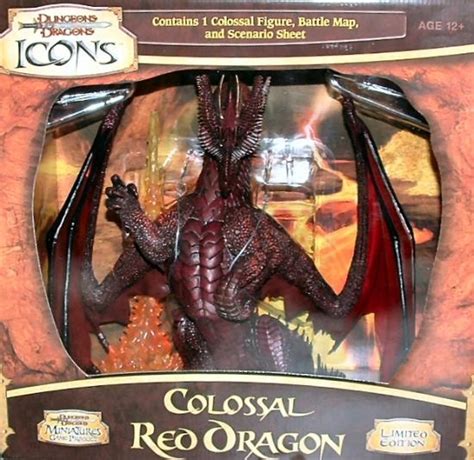 Wotc Dungeons And Dragons Miniatures Colossal Red Dragon