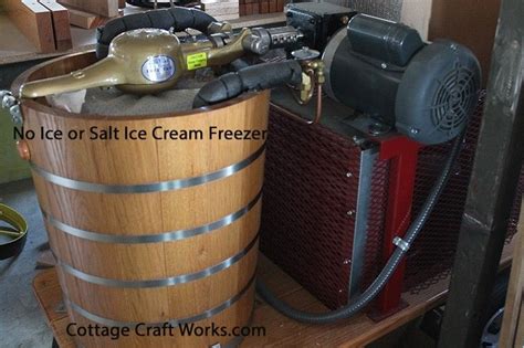 Iceless Ice Cream Freezer 20 Qt Electric Powered Uses No Ice