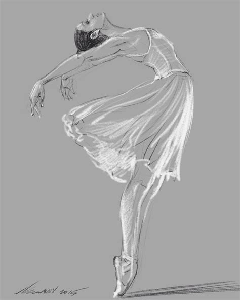 Daily Sketch 4297 Dancing Drawings Ballet Painting Ballet Drawings