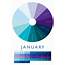 January  Colors Color Wheel Month