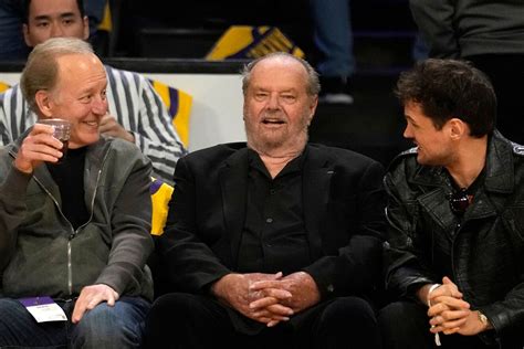 Jack Nicholson Lakers Lucky Charm Once Again Outshines Other A
