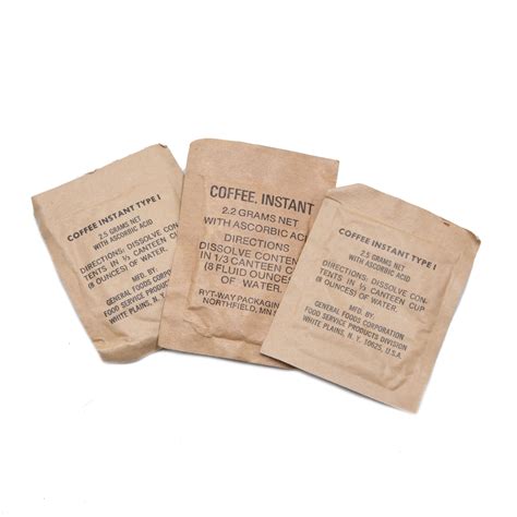 Original Vietnam War 1960s Instant Coffee From Mci C Rations Omega