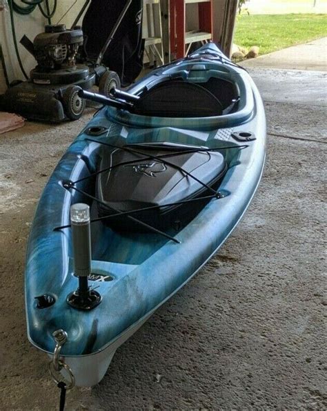 Pelican Mustang 120x Kayak Blue Hardly Ever Used For Sale From United