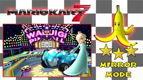 Mario Kart 7 Banana Cup Mirror Mode 3 Star Rank Youtube
