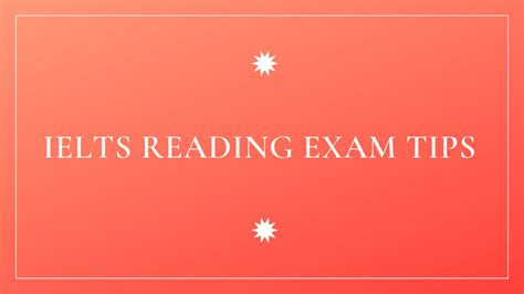 Tips For Studying For The IELTS Reading Exam
