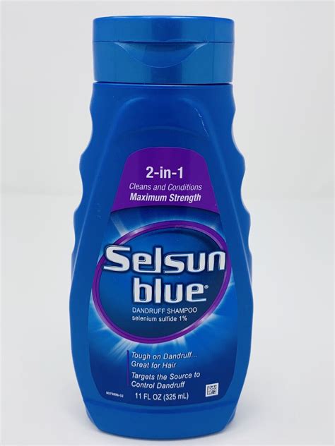 Selsun Blue 2 In 1 Maximum Strength Dandruff Shampoo 11 Oz