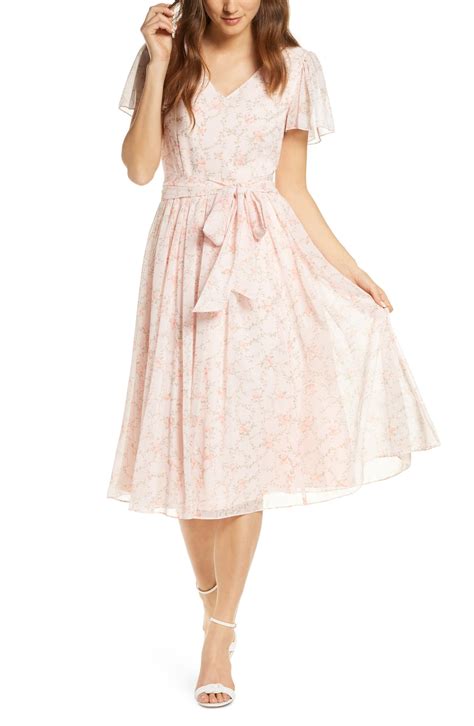Rachel Parcell Floral A-Line Dress (Nordstrom Exclusive) | Nordstrom in 2020 | Nordstrom dresses ...