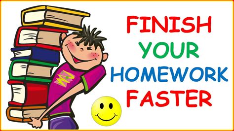 How To Finish Your Homework Faster 5 Best Homework Tips For Students