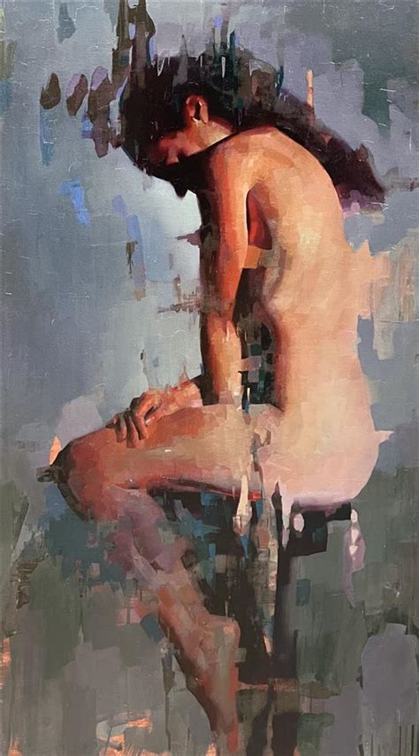 Seated Nude II Deluxe By Shaun Othen Limited Edition Studio Edition At Collectors Prints