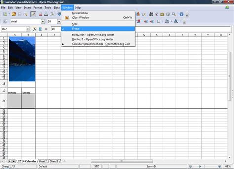 How To Freeze Rows And Columns In Openoffice Calc Guide Dottech