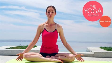 Clear Your Mind Routine The Yoga Solution With Tara Stiles Youtube