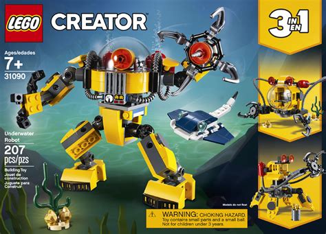 Builders, limber up those brains for this week's lego® x toysrus theme build: Le robot sous-marin LEGO Creator 31090 | Toys R Us Canada