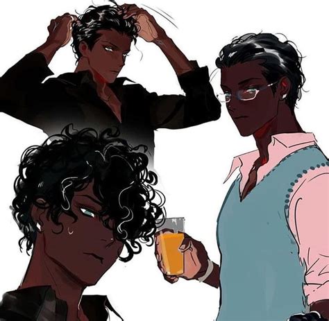 Pin By Joyce On Anime Guys Concept Art Characters Black Anime