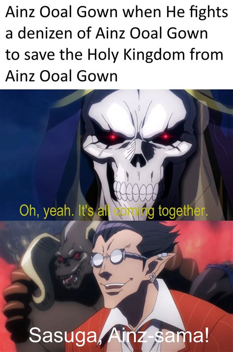When Ainz Ooal Gown Fights Ainz Ooal Gown Roverlord