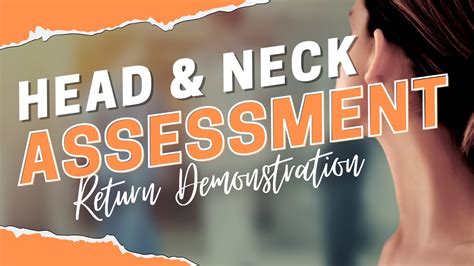 Head And Neck Assessment Return Demonstration Youtube