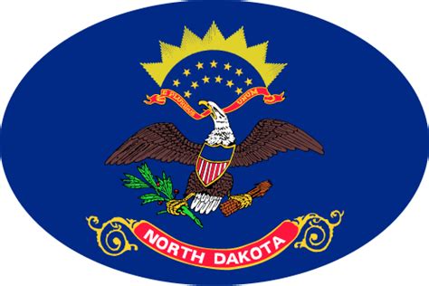 Vector Flags Of North Dakota Vector World Flags