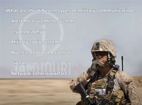 What Are The Different Types Of Military Communication