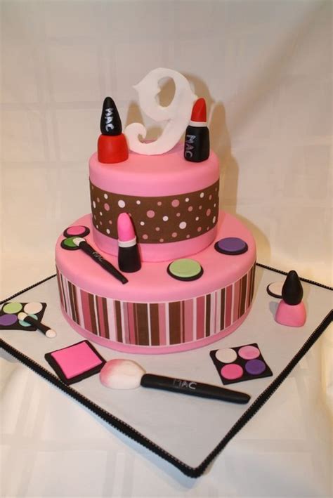What's a birthday without cake? Makeup Birthday Cakes | In: Make Up Girl cake in album ...