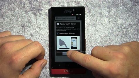 Sony Xperia Sola Mit Floating Touch Unboxing Und Erster Test Youtube