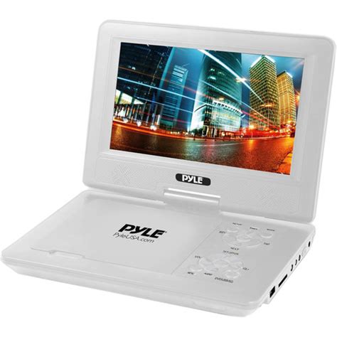 Pyle Home 9 Portable Dvd Player White Pdv91wt Bandh