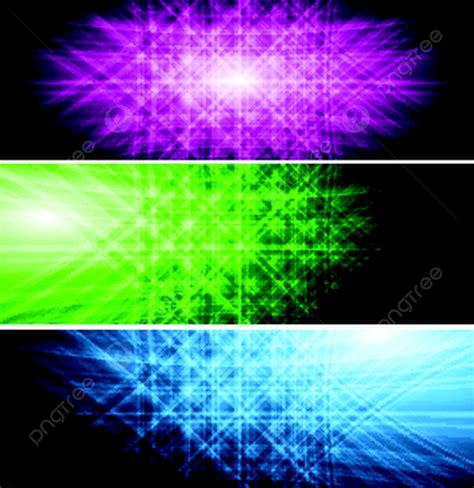Set Of Abstract Colorful Banners Background Power Banner Elegant