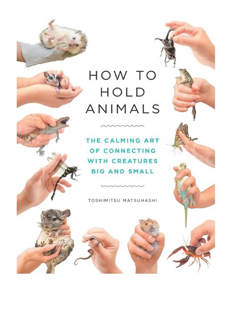 How To Hold Animals By Toshimitsu Matsuhashi Angus Turvill Z Lib Org Pdf