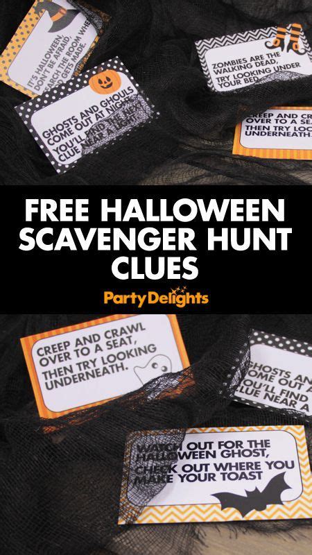 This free list of crossword answers for crossword clues is to help you get an edge over your competition. How to Do a Halloween Treasure Hunt | Party Delights Blog ...