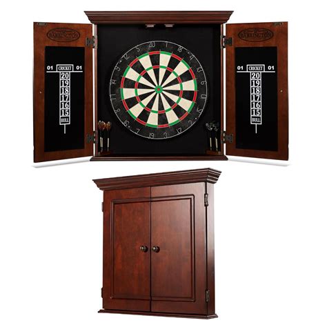 These may include fit and finish flaws. Barrington Chatham Bristle Dart Board and Cabinet Set ...