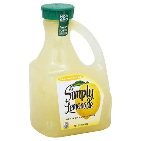 Simply Lemonade 89 Fl Oz Instacart