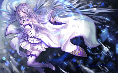 This time ziro is located in the sky, the animation is also created by sakura petals, but the main. Re:Zero wallpaper ·① Download free cool HD wallpapers for ...