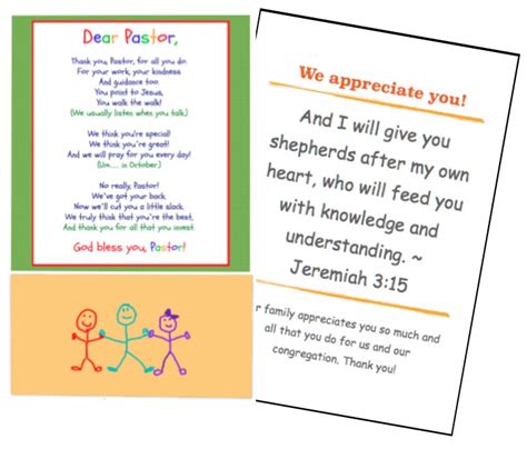 Free Printables For Pastor Appreciation Month