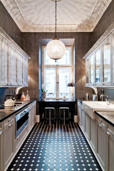 22 Stylish Long Narrow Kitchen Ideas Godfather Style