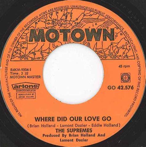The Supremes Where Did Our Love Go 7si 1964 Het Plaathuis